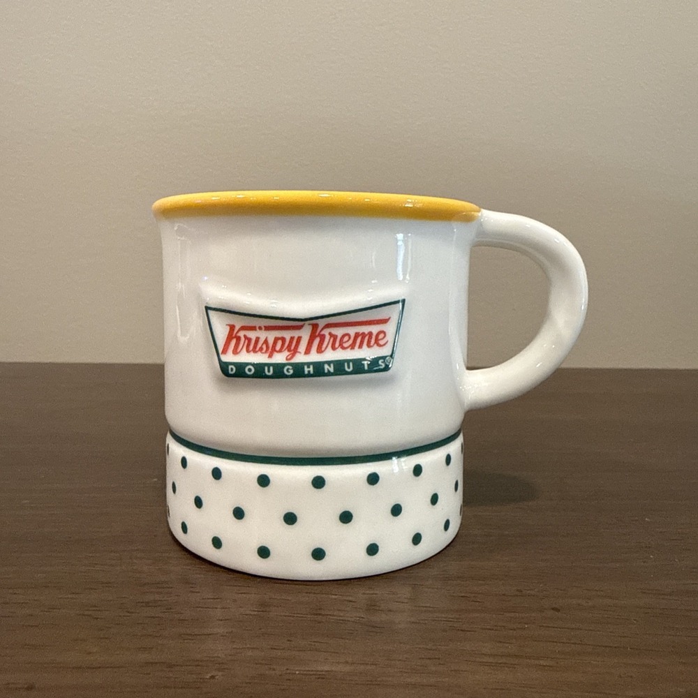 Krispy Kreme Doughnuts Collectible Coffee Mug 3D Donut in Bottom